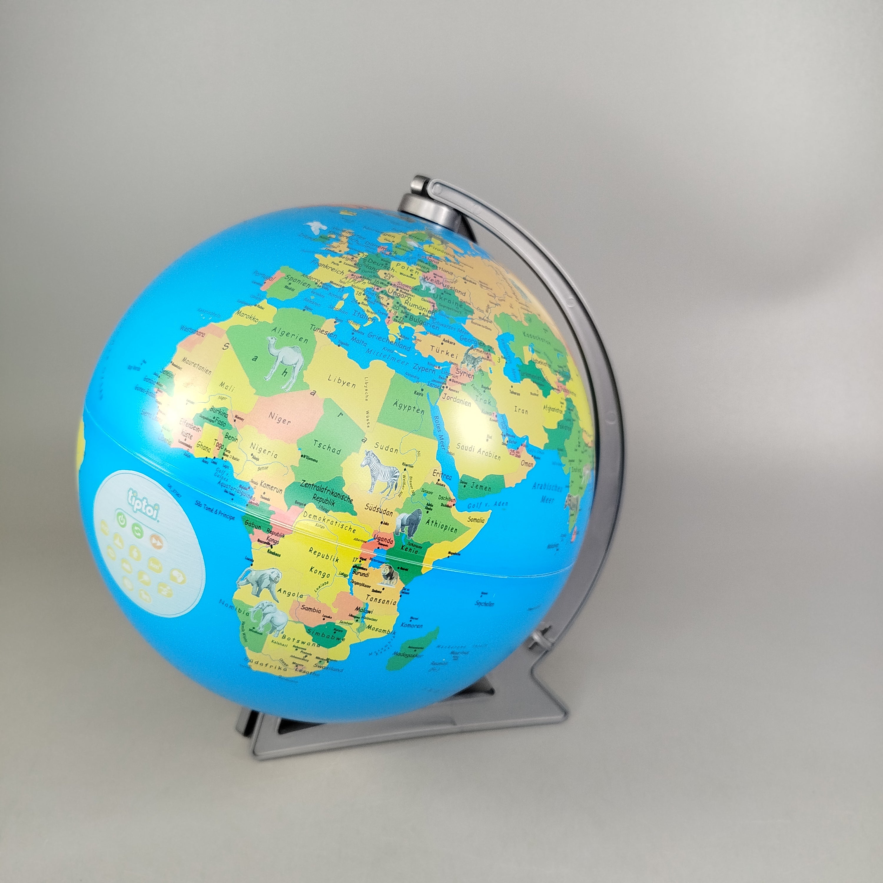 Ravensburger Tiptoi Interaktiver Globus – Lernspiel mit Tonfunktion